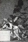 Francisco Goya El Sueno de la razon produce monstruos France oil painting artist